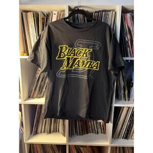 Kobe Bryant Black Mamba Los Angeles Lakers Majestic Shirt L Nba 24 8
